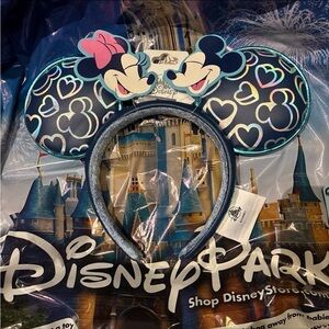 Disney Mickey and Minnie Mouse Sweethearts Nite Ears Headband